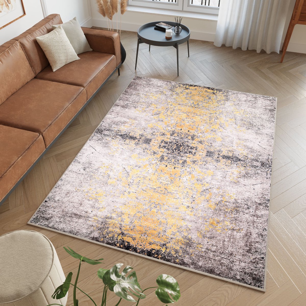 Tapiso Victoria Vloerkleed Laagpolig Antislip Woonkamer Tapijten Maat- 120x170