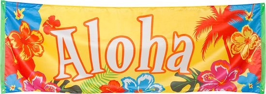 Boland - Polyester banner 'Aloha' - Tropisch - Tropisch