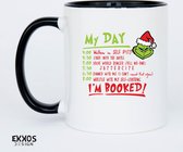My day Grinch Kerst Mok - Herfts- Black friday 2022 - Kerst cadeau voor vrouwen - Sinterklaas cadeautjes - Cadeau voor vrouw - Koffiemok - Grappige cadeaus - Cadeau voor man - Mokken en bekers - Verjaardag cadeau - Koffiekopjes - Mok met tekst