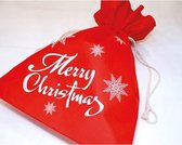 Set de 4 sacs de Noël Merry Christmass XL - Sac cadeau - Emballage - Sac d'emballage - Sac de Noël - 50 x 40 cm