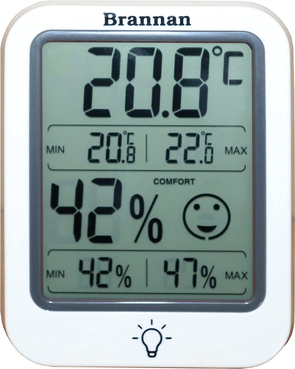 Kamerthermometer - Digitale Thermometer – Vochtigheidsmeter - Binnenthermometer