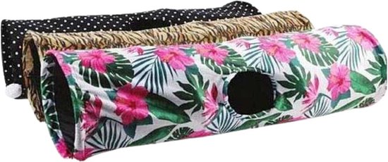 Kattentunnel - Inclusief Gratis Speeltje - Tunnel Kat - Kattenmand - Kattenhuis - Speel Tunnel Kat - Premium