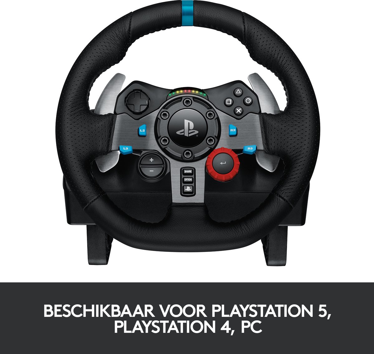 Logitech G G29 Driving Force Noir USB 2.0 Volant + pédales Analogique PC,  PlayStation... | bol.com