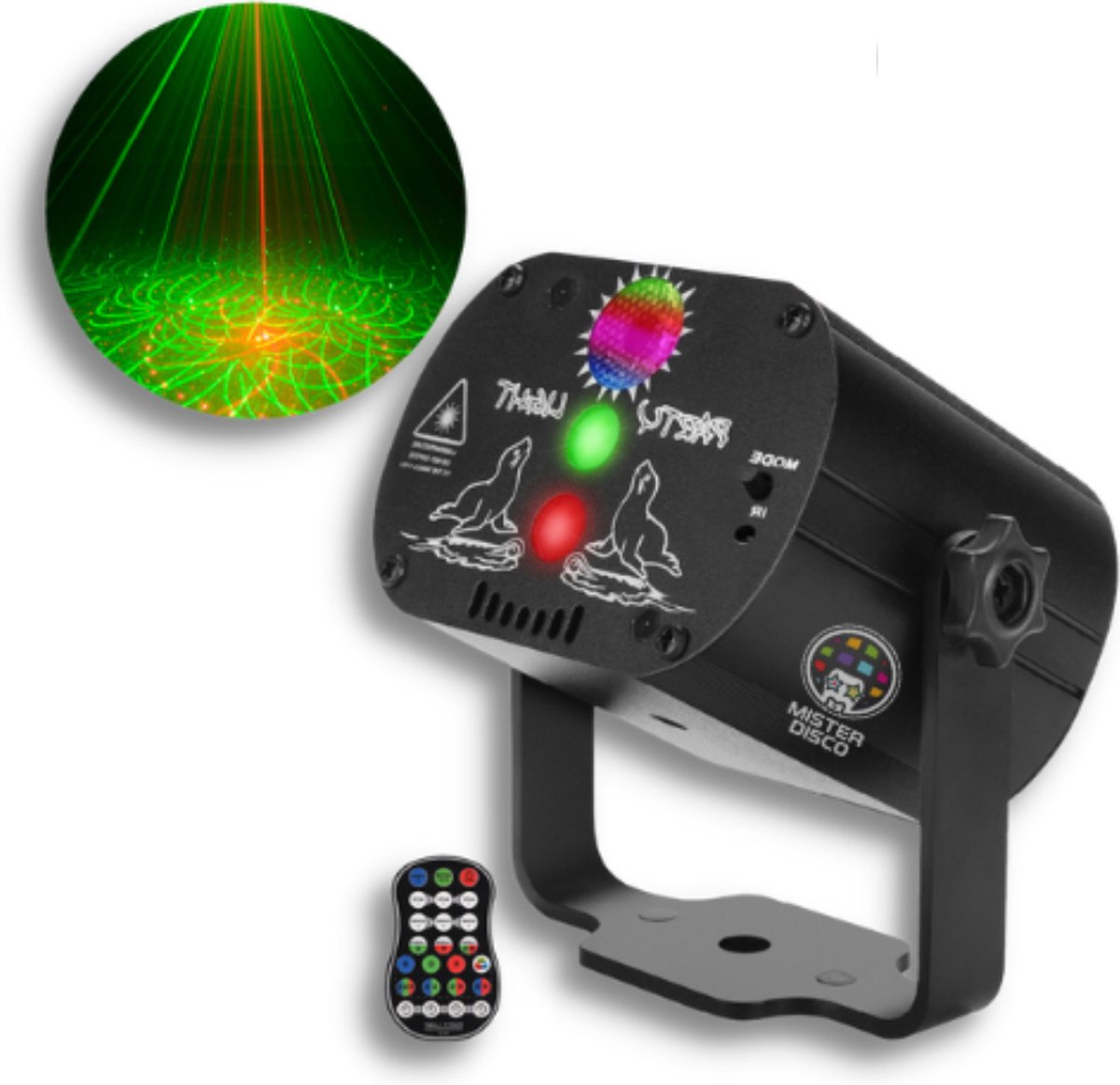 Discolamp LED Laser Party Light RGB Feest Lamp