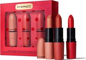 MAC Three Cheers! Lipstick Trio - Make-upset - Drie kleuren Lipkleuren - Cadeau - Best Sellers