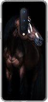 Geschikt voor OnePlus 8 hoesje - Paard - Vlekken - Licht - Siliconen Telefoonhoesje
