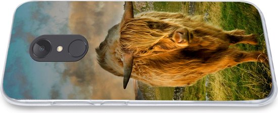 Convient pour la coque Xiaomi Redmi 5 - Highlander écossais - Herbe - Berg - Coque de téléphone en Siliconen