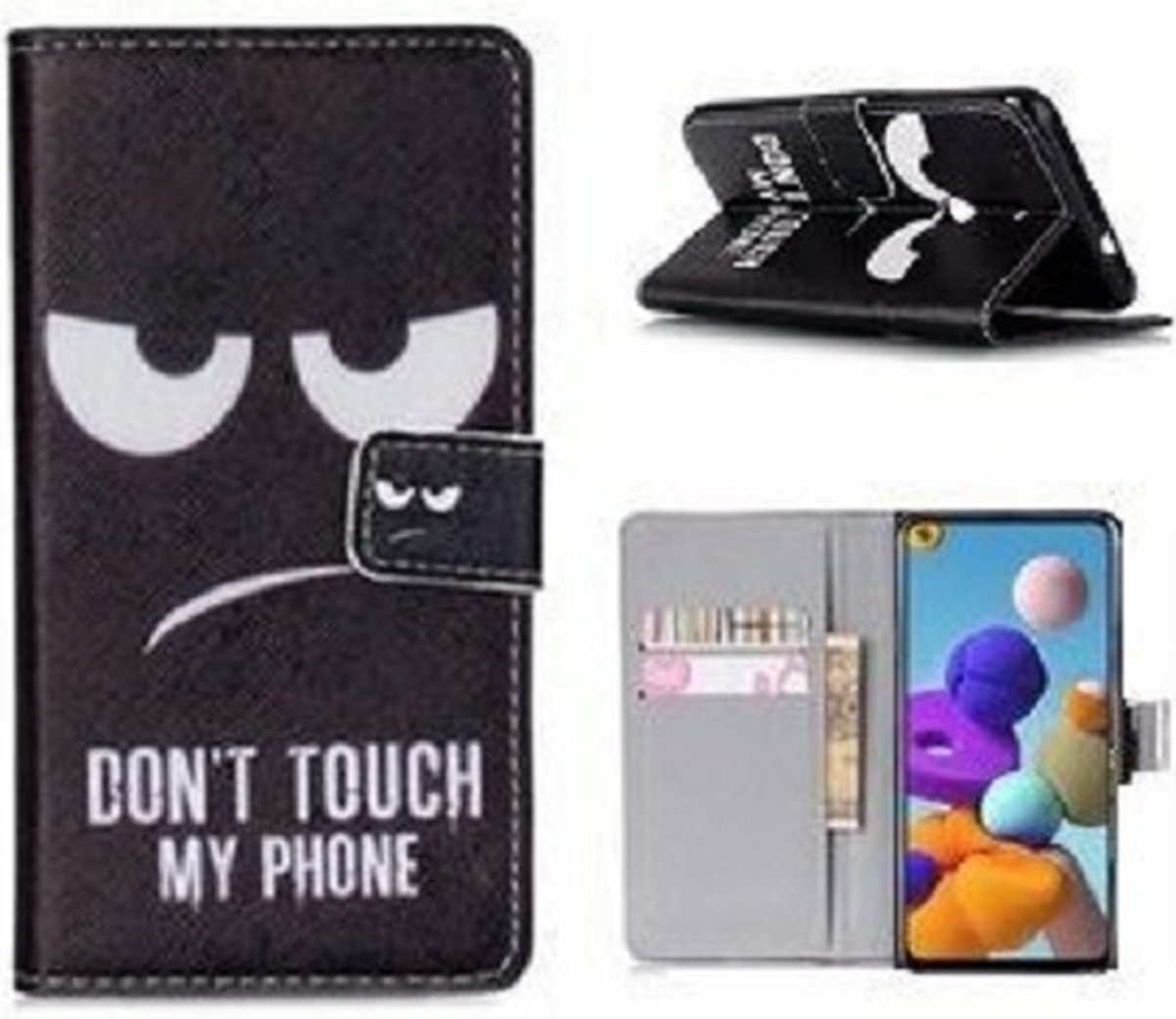 Samsung A21s Hoesje Met Pasjeshouder Bookcase My Phone Print
