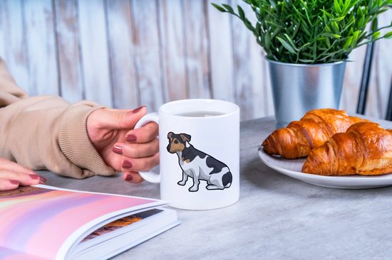 Dog Lover Mok met afbeelding: jack russell terrier | Honden Liefhebber | Honden Spreuk | Cadeau | Grappige mok | Koffiemok | Koffiebeker | Theemok | Theebeker