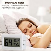 Hygromètre et thermomètre numérique 2 en 1 - Blanc