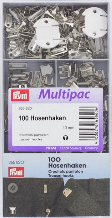 Broek-rokhaken vernietbaar - niet naaien - 13 mm - Beauty VoF