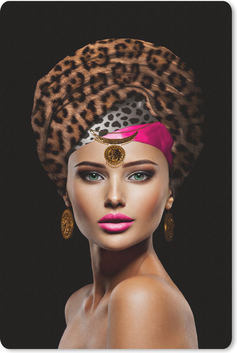 Muismat - Mousepad - Vrouw - kleurrijk - Accessoires - 40x60 cm - Muismatten