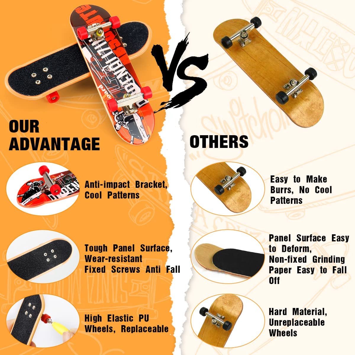 Vingerskateboard