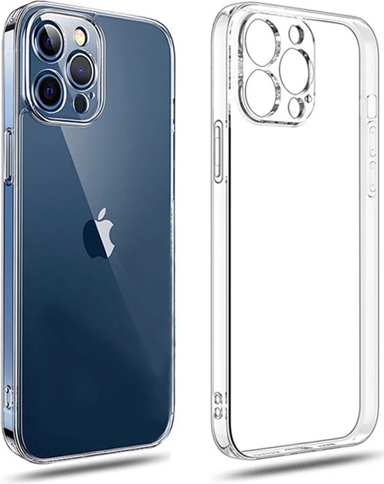 iPhone 14 Pro max Hoesje Doorzichtig met Extra Camera Bescherming - iPhone 14 Pro max Cover Transparant -Shockproof - Compatible voor iPhone 14 Pro max - Doorzichtig