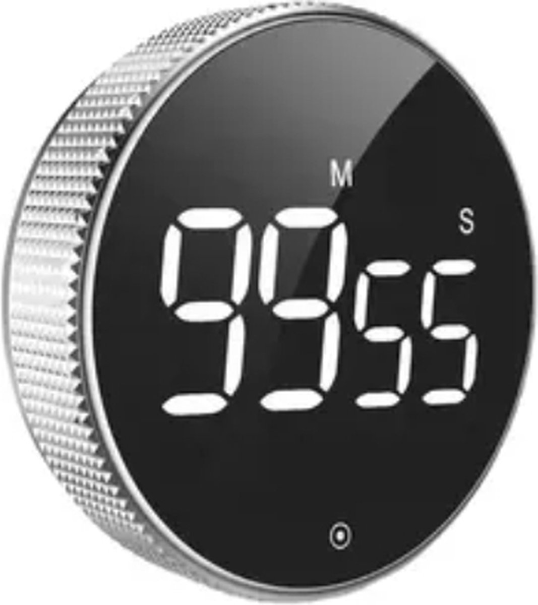 Qatchy - Kookwekker - Incl. Batterijen - Smart Timer - LED-display - Magnetisch - Zwart