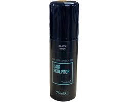 Hair Sculptor Root Concealer - Verbergt grijze haarwortels en schaarse plekken - Zwart 75ml