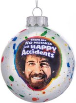 Bob Ross Splatter There Are No Mistakes Just Happy Accidents Glazen Kerst Ornament