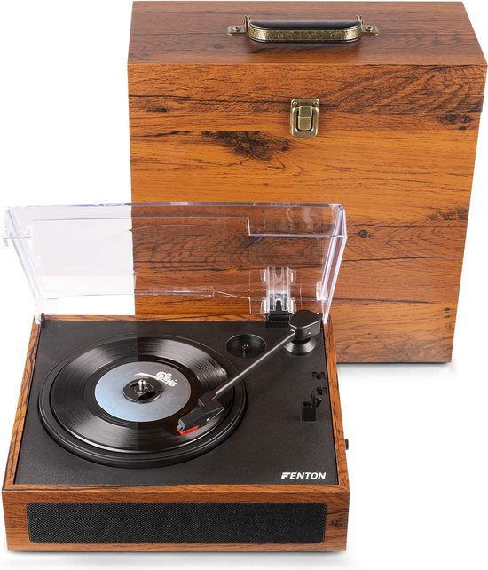 FENTON RP118E platenspeler met bluetooth in & out Blauw