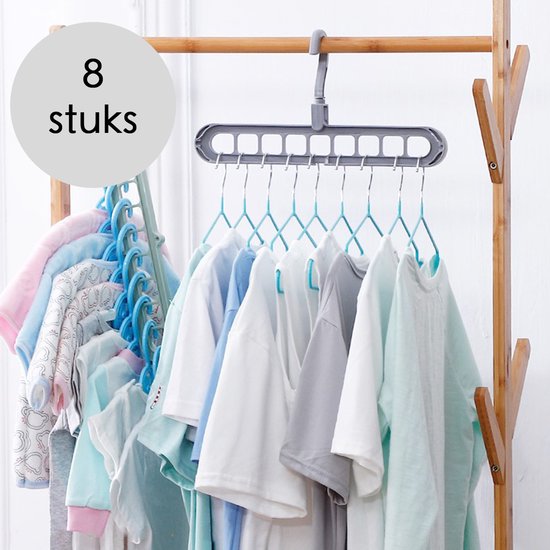 GVSS 10 Pièces Séparateur Vetement Ronds de Taille 10cm Blanc