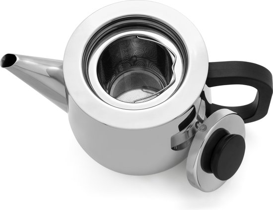 Bredemeijer - Theepot Vasco RVS met theefilter