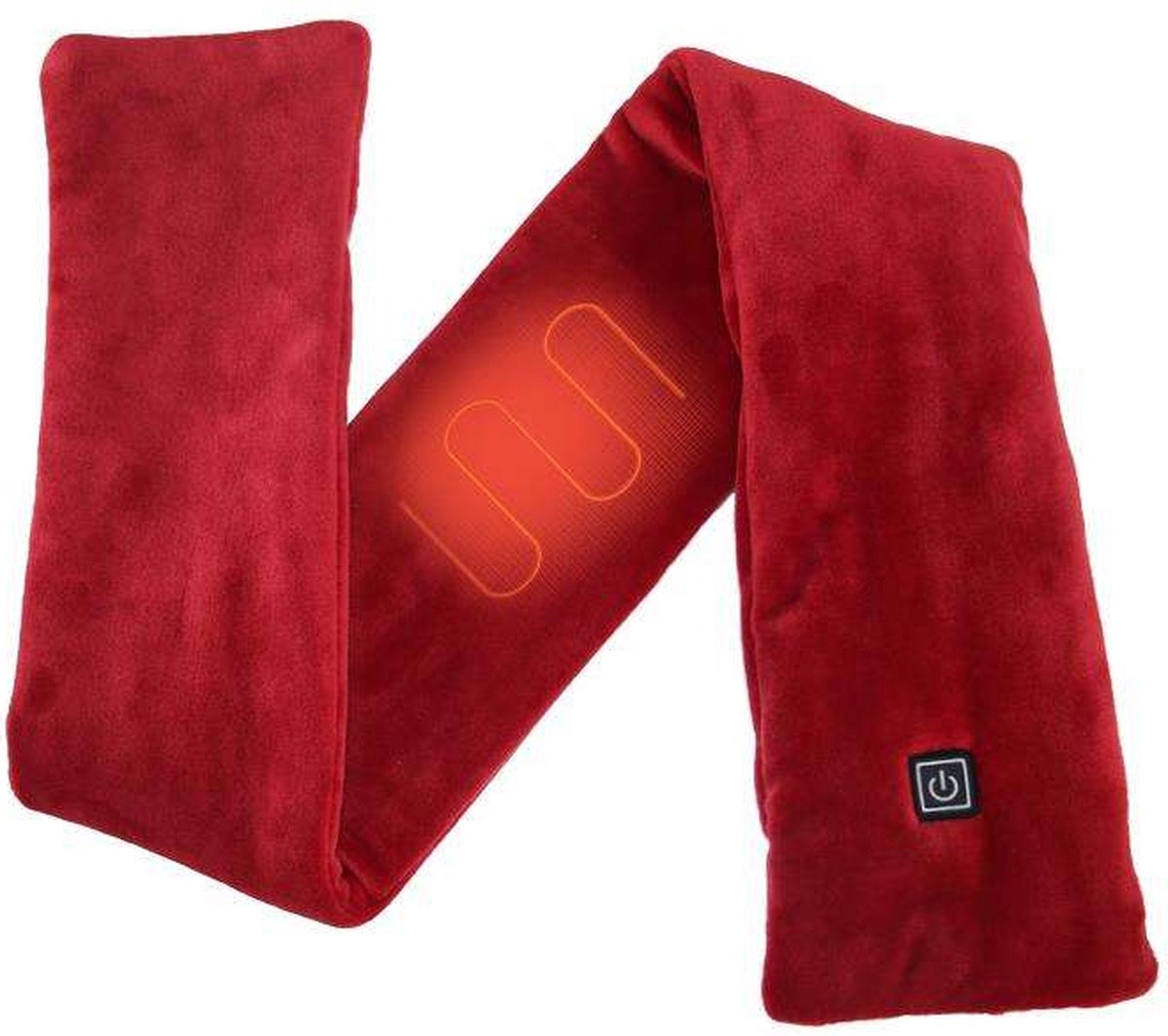 Handy Century HP22 - Sjaal - Dames - Verwarmd - Zacht - Winter - Luxe - Kerst - Rood - carnaval cadeau voor hem en haar