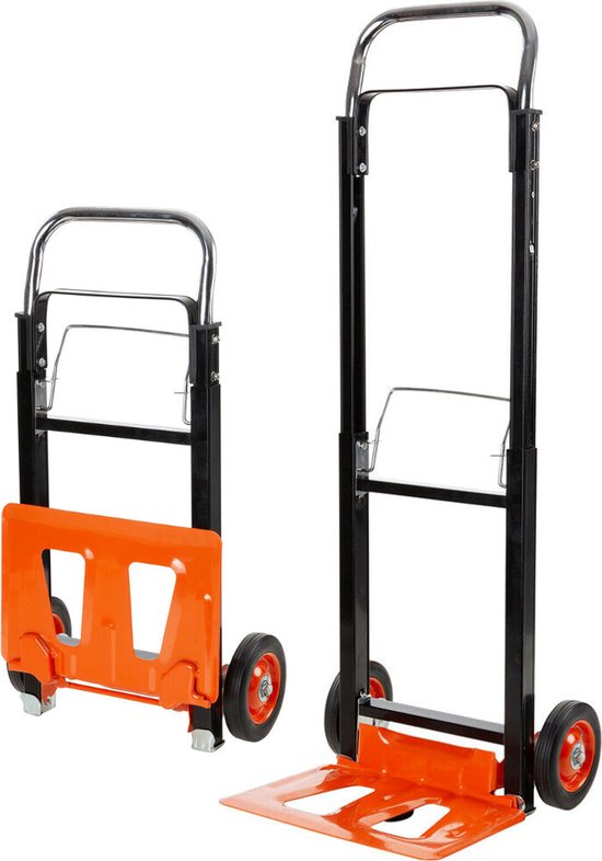 BLACK+DECKER Steekwagen BXWT-H305 - Tot 90KG - Opvouwbare Transportkar - Staal/ Aluminium