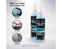 ANTI CONDENS SPRAY 2-PACK - Helder Zicht - Geen Beslagen Auto Ruiten - Anti condensspray voor Duikbril - Glas - Spiegel - Ramen - Raam - Helmvizier - Reinigen