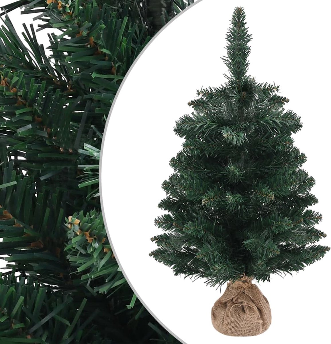 Prolenta Premium - Kunstkerstboom met standaard 60 cm PVC groen