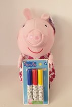Peppa Pig Doodle - Zelf Kleuren met Viltstiften