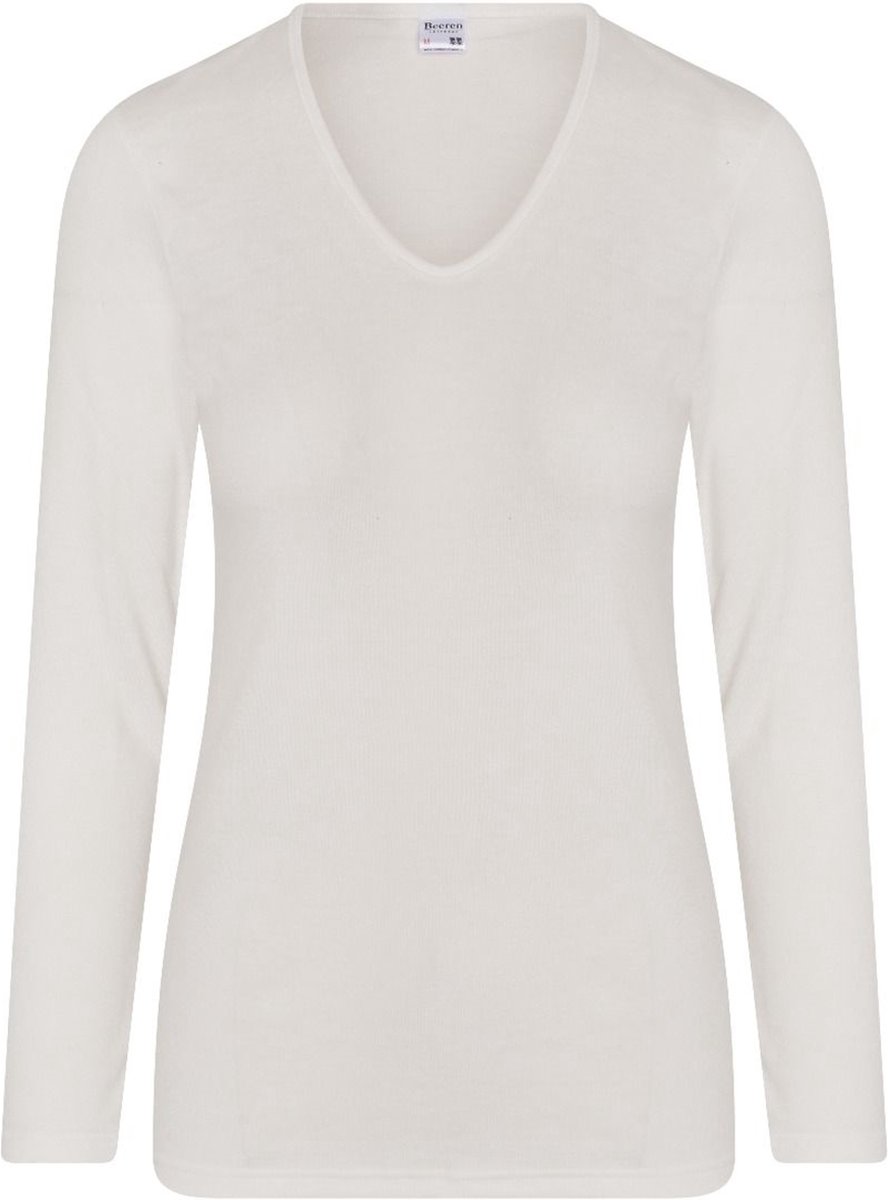 Beeren dames thermo shirt Lange mouw Wit - maat S