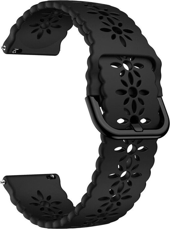 Cinturino Magnetico In Silicone 20mm FiiMoo Per Huawei GT 3 42mm, GT 3 Pro, Watch Fit 2, Honor Magic 2 E Altri, Nero