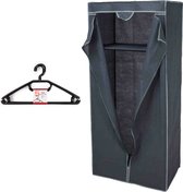 Storage Solutions - Mobiele kledingkast met 10x hangers - 75 x 160 cm