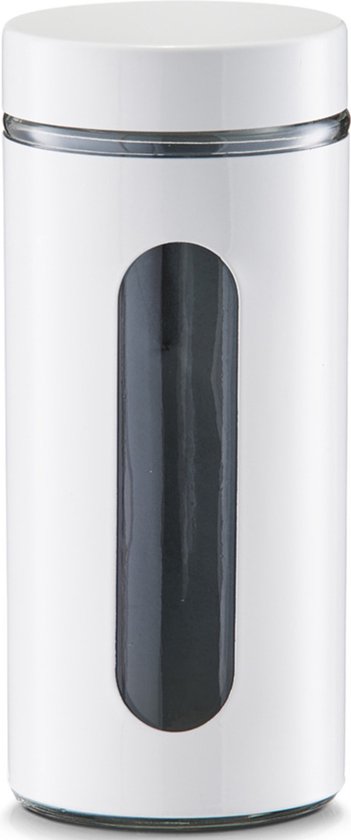 Zeller - 6x bocaux de cuisine en acier inoxydable - 2 tailles 900 ml et 1200 ml