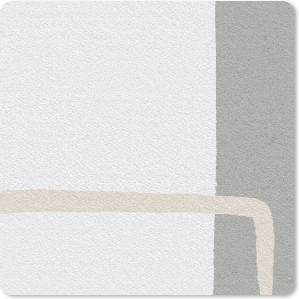 Muismat 30x30 cm - Mousepad Abstract - Minimalisme - Design - Muismatten