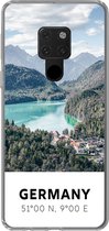 Geschikt voor Huawei P40 Lite hoesje - Duitsland - Bergen - Meer - Siliconen Telefoonhoesje