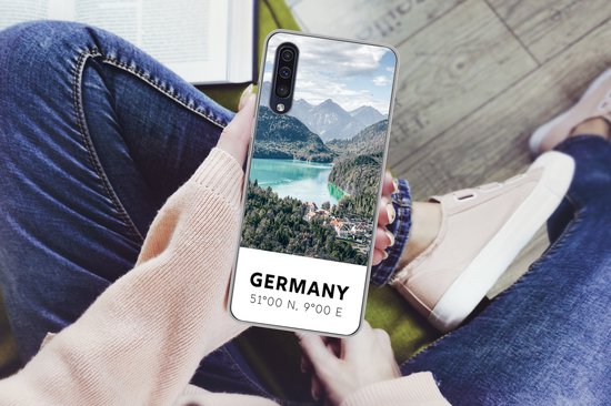 Coque Samsung Galaxy A50 - Allemagne - Montagnes - Lac - Coque de téléphone en Siliconen