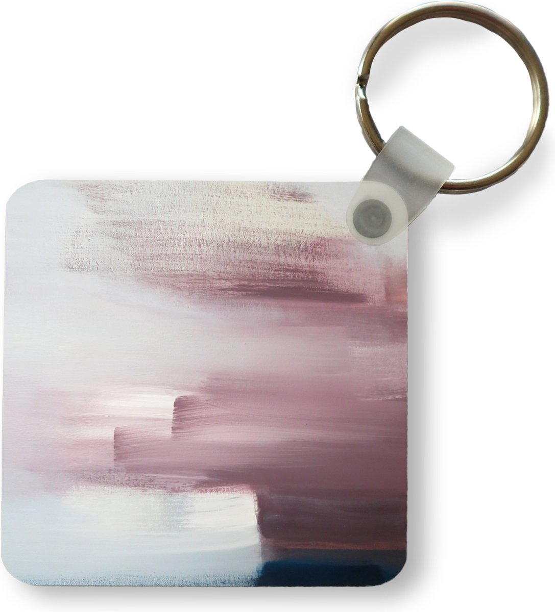 Sleutelhanger - Uitdeelcadeautjes - Schilderij - Olieverf - Abstract - Plastic