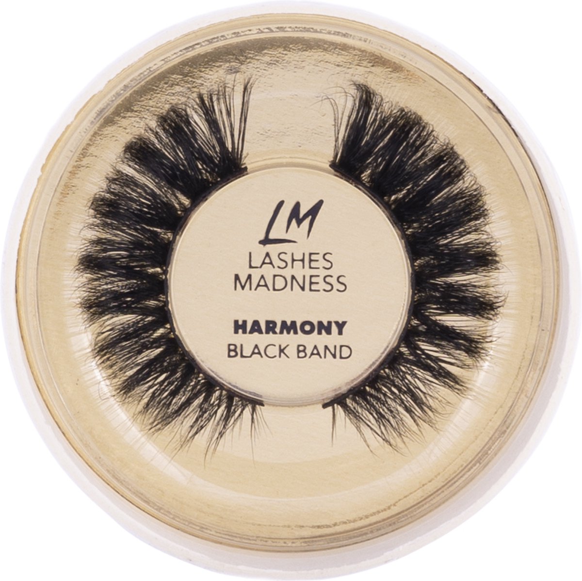 Lashes Madness - HARMONY - Black Band - Vegan Mink Lashes - Wimpers - Valse Wimpers - Eyelashes - Luxe Wimpers