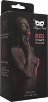 Argus Red Heart Ball Gag - Rode Ball gag - AF 001007