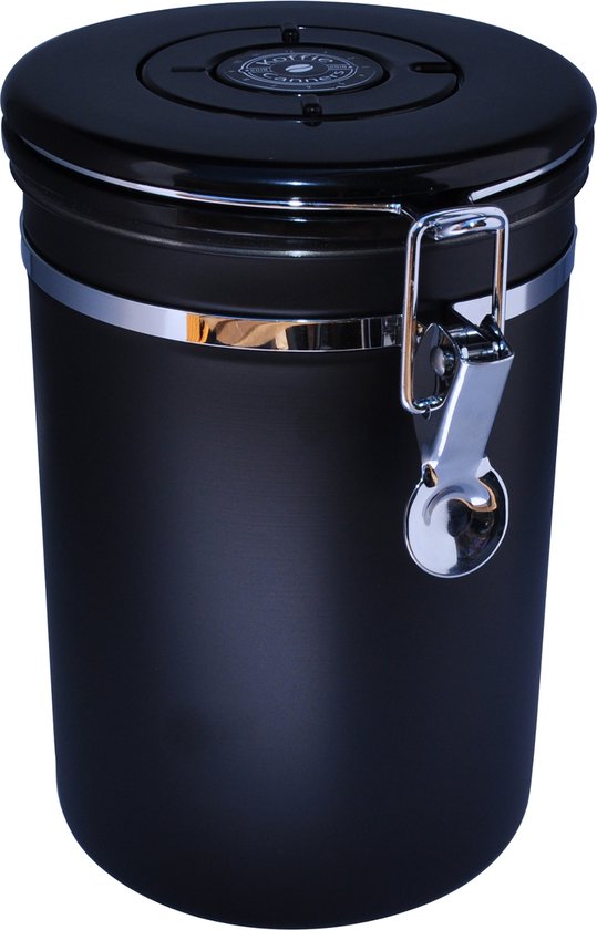 Hisdricus Koffieblik (1,5 l), luchtdichte koffiehouder, roestvrij staal