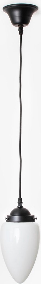Coloured by Art Hanglamp aan snoer Menhir Small Moonlight - Art Deco Trade Zwart
