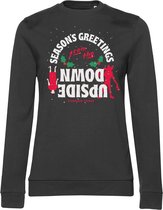 Stranger Things Sweater/trui -2XL- Greetings From The Upside Down Zwart