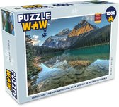 Puzzel Landschap van het Nationaal park Jasper in Noord-Amerika - Legpuzzel - Puzzel 1000 stukjes volwassenen