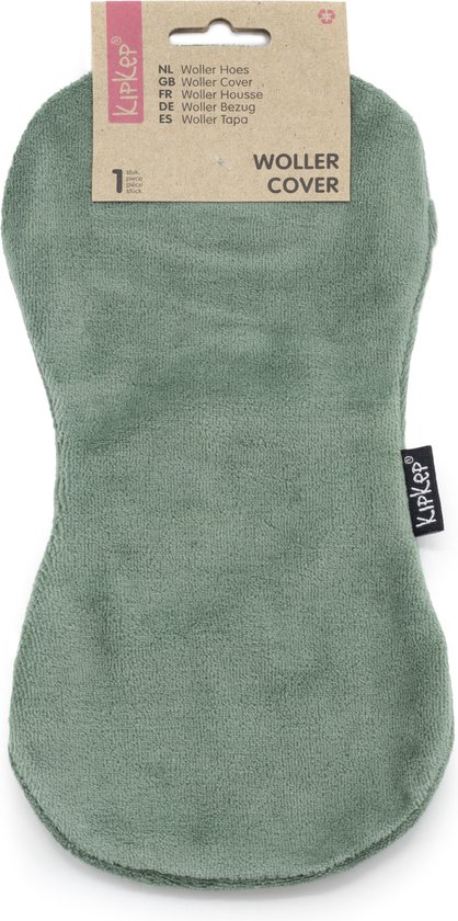 Foto: Losse hoes voor de kipkep woller woller cover calming green donker groen nicky katoen velour