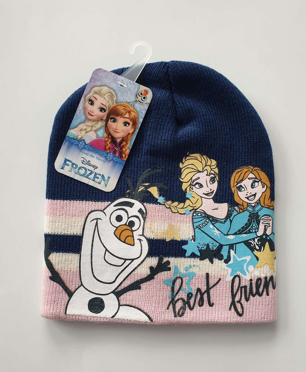 Disney Frozen Muts - Blauw - Maat 54 cm