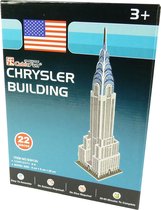 Cubic Fun - Puzzle 3D de bâtiments célèbres - Monument d'architecture de modèle de jouet - Chrysler Building 29cm