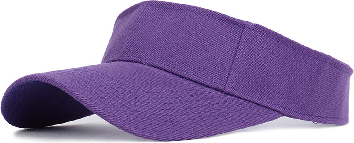 Zonneklep - Paars | Katoen/Acryl | 56-58 cm | Fashion Favorite
