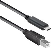 Delock - USB-C Male naar USB 2.0 B Male - 1 m