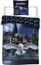 Housse de couette Harry Potter Hedwige -140 x 200 cm - coton