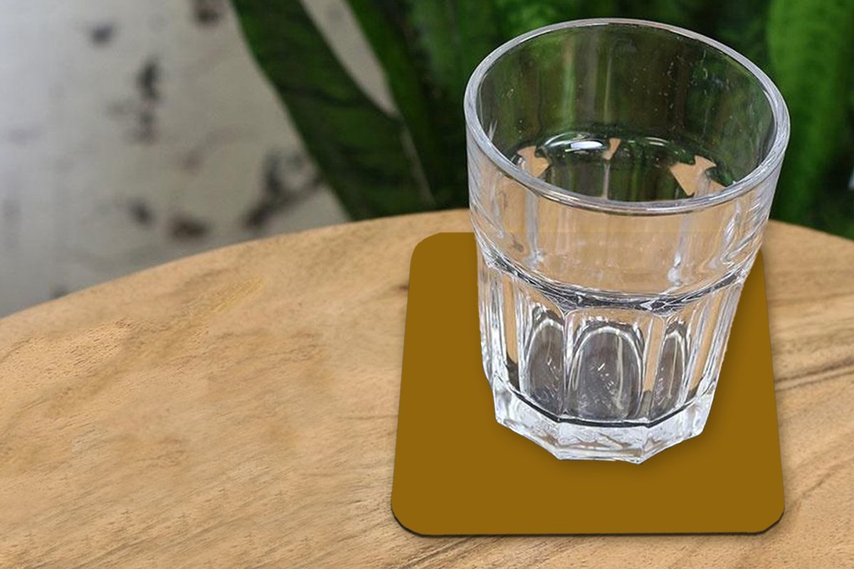 Onderzetters voor glazen - Goud - Luxe - Interieur - 10x10 cm - Glasonderzetters - 6 stuks